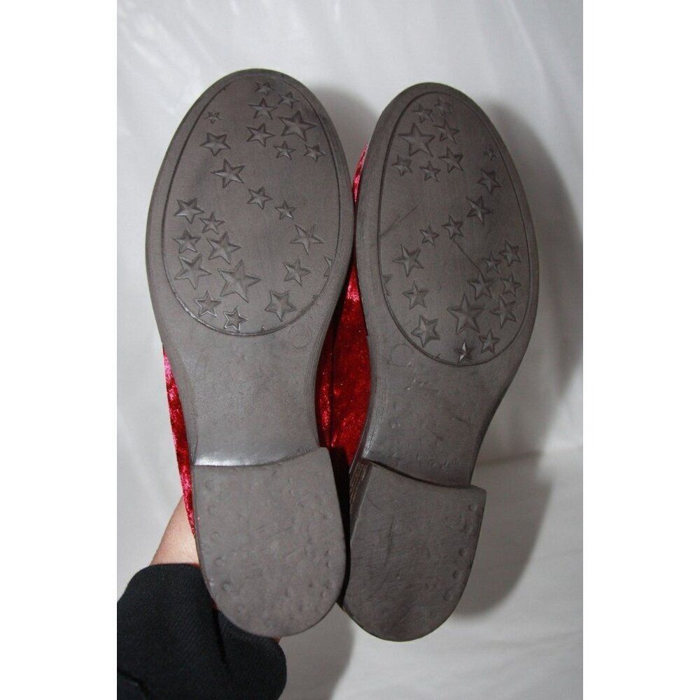 Sbicca Women's 8 Citrine wine velvet mules - Picture 5 of 5
